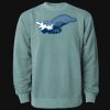 Unisex Midweight Pigment-Dyed Crewneck Sweatshirt Thumbnail