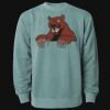 Unisex Midweight Pigment-Dyed Crewneck Sweatshirt Thumbnail