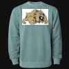 Unisex Midweight Pigment-Dyed Crewneck Sweatshirt Thumbnail