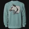Unisex Midweight Pigment-Dyed Crewneck Sweatshirt Thumbnail