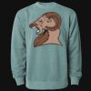 Unisex Midweight Pigment-Dyed Crewneck Sweatshirt Thumbnail