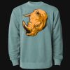 Unisex Midweight Pigment-Dyed Crewneck Sweatshirt Thumbnail