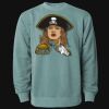 Unisex Midweight Pigment-Dyed Crewneck Sweatshirt Thumbnail