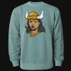 Unisex Midweight Pigment-Dyed Crewneck Sweatshirt Thumbnail