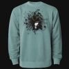 Unisex Midweight Pigment-Dyed Crewneck Sweatshirt Thumbnail