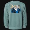 Unisex Midweight Pigment-Dyed Crewneck Sweatshirt Thumbnail