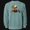 Unisex Midweight Pigment-Dyed Crewneck Sweatshirt Thumbnail