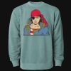 Unisex Midweight Pigment-Dyed Crewneck Sweatshirt Thumbnail