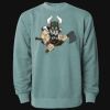 Unisex Midweight Pigment-Dyed Crewneck Sweatshirt Thumbnail