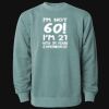 Unisex Midweight Pigment-Dyed Crewneck Sweatshirt Thumbnail