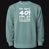 Unisex Midweight Pigment-Dyed Crewneck Sweatshirt Thumbnail