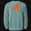 Unisex Midweight Pigment-Dyed Crewneck Sweatshirt Thumbnail