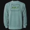 Unisex Midweight Pigment-Dyed Crewneck Sweatshirt Thumbnail