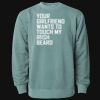 Unisex Midweight Pigment-Dyed Crewneck Sweatshirt Thumbnail