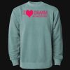 Unisex Midweight Pigment-Dyed Crewneck Sweatshirt Thumbnail