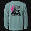 Unisex Midweight Pigment-Dyed Crewneck Sweatshirt Thumbnail