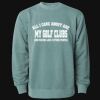 Unisex Midweight Pigment-Dyed Crewneck Sweatshirt Thumbnail