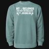 Unisex Midweight Pigment-Dyed Crewneck Sweatshirt Thumbnail
