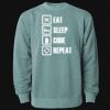 Unisex Midweight Pigment-Dyed Crewneck Sweatshirt Thumbnail