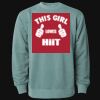 Unisex Midweight Pigment-Dyed Crewneck Sweatshirt Thumbnail