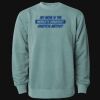 Unisex Midweight Pigment-Dyed Crewneck Sweatshirt Thumbnail