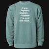 Unisex Midweight Pigment-Dyed Crewneck Sweatshirt Thumbnail
