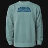 Unisex Midweight Pigment-Dyed Crewneck Sweatshirt Thumbnail