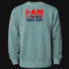 Unisex Midweight Pigment-Dyed Crewneck Sweatshirt Thumbnail