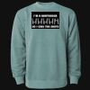 Unisex Midweight Pigment-Dyed Crewneck Sweatshirt Thumbnail