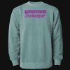 Unisex Midweight Pigment-Dyed Crewneck Sweatshirt Thumbnail
