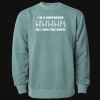 Unisex Midweight Pigment-Dyed Crewneck Sweatshirt Thumbnail