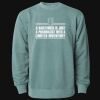 Unisex Midweight Pigment-Dyed Crewneck Sweatshirt Thumbnail