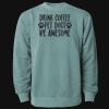 Unisex Midweight Pigment-Dyed Crewneck Sweatshirt Thumbnail