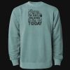 Unisex Midweight Pigment-Dyed Crewneck Sweatshirt Thumbnail