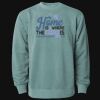 Unisex Midweight Pigment-Dyed Crewneck Sweatshirt Thumbnail