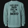 Unisex Midweight Pigment-Dyed Crewneck Sweatshirt Thumbnail