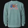Unisex Midweight Pigment-Dyed Crewneck Sweatshirt Thumbnail