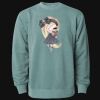 Unisex Midweight Pigment-Dyed Crewneck Sweatshirt Thumbnail