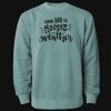 Unisex Midweight Pigment-Dyed Crewneck Sweatshirt Thumbnail