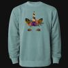 Unisex Midweight Pigment-Dyed Crewneck Sweatshirt Thumbnail