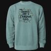 Unisex Midweight Pigment-Dyed Crewneck Sweatshirt Thumbnail