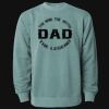 Unisex Midweight Pigment-Dyed Crewneck Sweatshirt Thumbnail
