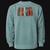 Unisex Midweight Pigment-Dyed Crewneck Sweatshirt Thumbnail