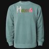 Unisex Midweight Pigment-Dyed Crewneck Sweatshirt Thumbnail