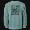 Unisex Midweight Pigment-Dyed Crewneck Sweatshirt Thumbnail