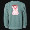 Unisex Midweight Pigment-Dyed Crewneck Sweatshirt Thumbnail