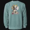 Unisex Midweight Pigment-Dyed Crewneck Sweatshirt Thumbnail