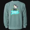 Unisex Midweight Pigment-Dyed Crewneck Sweatshirt Thumbnail