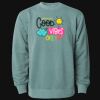Unisex Midweight Pigment-Dyed Crewneck Sweatshirt Thumbnail