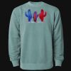 Unisex Midweight Pigment-Dyed Crewneck Sweatshirt Thumbnail